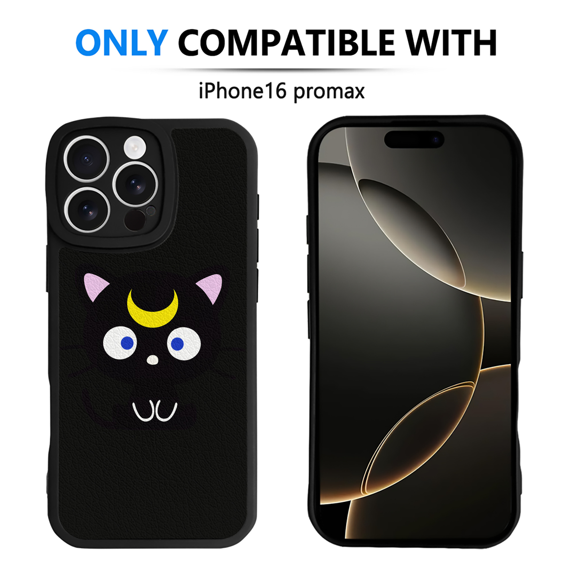 （画像用） 美少女戦士セーラームーン Sailor Moon 【iPhone 16シリーズ対応】シリコンスマホケース（レザー調） 材質：シリコン